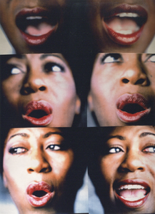 360017 Portret (zesluik) van de Utrechtse jazzzangeres Denise Jannah (artiestennaam van Denise Zeefuik).